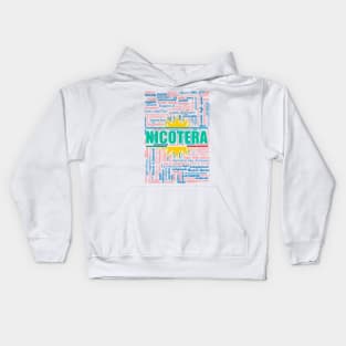 Wordart: Nicotera Kids Hoodie